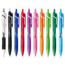 제트스트림 단색 볼펜 유니 0.7, 화이트(1), 0.5mm(SXE3-400-05), 선택4.제트스트림 3색펜