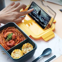 꾸미꾸미 직장인 김밥통 런치박스 샐러드 다이어트 밀프랩 도시락, 국수프용기(그린)
