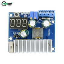 DC-DC 컨버터 가변 부스트 Module100W 3V-35V 6A 스텝 업 모듈 전압 USB 디지털 12V 24V 전원, 01 파란