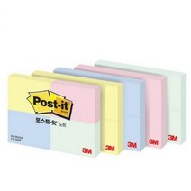 포스트잇 4패드 미니 노트 653-4 (51mmx38mm), 러블리핑크, 2개
