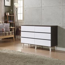 TV서랍장 900 3단 발통형 거실장 티비다이 거실서랍장, 월넛(913WN)