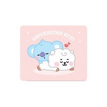 BT21 우주스타 베이비 마우스 패드, 코야 + 알제이(RPP-BT21-BABY-RK), 1개