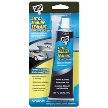 Dap 00694 2.8-Ounce Silicone Rubber Auto/Marine Sealant Clear null, 1