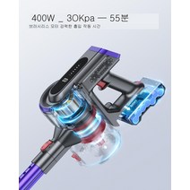 유선 BuTure 가정용 진공 청소기 강력한 흡입 400W 모터 스틱 휴대용 진공 청소기 애완 동물 헤어 카펫 33K, 한개옵션0