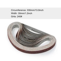 스탠다드툴 연마 도구 10pcs 30x330mm 샌딩 벨트 샌더 전동 공구 용 240800 그릿 샌딩 그라인딩 빼빠, 240 그릿