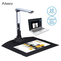 책스캔 북스캐너 북스캔 aibecy bk52 휴대용 북 앰프 문서 카메라 스캐너 캡처 크기 a3 hd 10 메가 픽셀 usb 2.0 led 조명이 있는 고속 스캐너, 없음