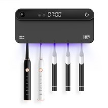 아이이피 가정용 UVC 스마트 무선 자동 칫솔살균기 i200플러스, i200플러스 블랙