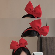 키키 왕리본 귀여운 졸업사진 모임 파티 생일 머리띠