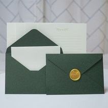 에이치앤드 파스텔 편지지 봉투 세트, 편지지 50매