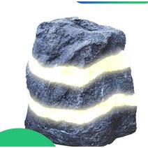 인조 바위 조경 솟대 조경석 재료 석재 꽃밭 인조석, 반투명 야광석 B형