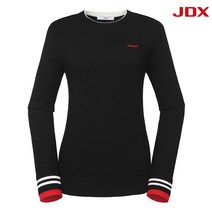 JDX 배색소매 라운드 여성골프 니트 X1SFSPW54