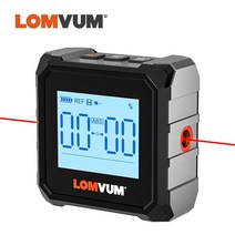 스마트 줄자 레이저 줄자 lomvum 전문 각도기 디지털 경사계 angle measure box laser level 눈금자 usb chargable magnetic 호환