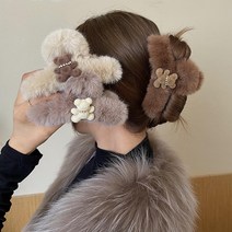 미다미 빅사이즈 엘르 큐빅 베어 퍼 집게핀