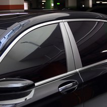 JS automotive 더뉴말리부 차량전용 B필러 메탈크롬 튜닝 몰딩 인테리어 자동차 실외 스티커용품, 메탈크롬 B필러_더뉴말리부