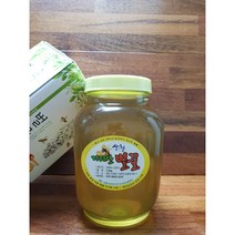 지리산 국산 아카시아꿀 사양벌꿀 2.4Kg (22년 첫 출하 햇 꿀) 국내산 아카시아꿀차, 1