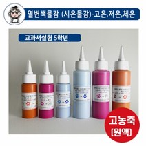 열변색물감(시온물감-수성용)-고온 체온 저온/15 30 50 100ml, _7389_100ml 3종세트