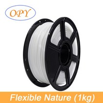 3d 프린터 필라멘트 pla탄성 유연한 tpu 1.75mm 고무 소재 롤 플렉스 블랙 1kg 0.5kg 자연 레드 그린 블루 샘플, 유연한 성격 1kg, 협력사