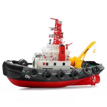 RC보트 work boat rc tugboat 2.4ghz radio tug 물 172, 소방선