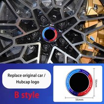 BMW 50 주년 기념 로고 액세서리 프론트 후드 엠블럼 82mm 리어 배지 74mm 휠 허브 캡 68mm 스티어링 스티커 45mm, 15.BWheel56mm4PCS