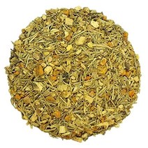 Capital Teas 프리미엄 허브 티 루스 리프 디카페 인 코셔 산화 방지제 강황 생강 113g, 4 Ounce (Pack of 1)