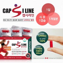 [AMISO] 활력가득 가뿐한 하루 캡시라인 500mg x 30캡슐