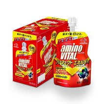 아미노바이탈 퍼펙트에너지젤 5000mg 6P BCAA 운동중 파워젤 필수아미노산 보충제, 2박스, 별도표기, 6포