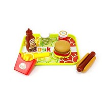 K.B 햄버거 감자튀김 핫도그 모형 세트/ 유치원완구 장난감 어린이집