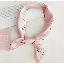 사각 실크 쁘띠 스카프