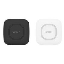 스피디 이지 10W 고속 무선 충전 패드 SPE-QW3010 케이블미포함 아이폰 애플 삼성 갤럭시 핸드폰 휴대폰, 화이트, 1개