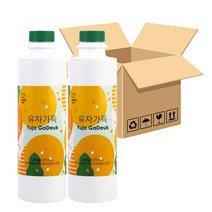 상큼한 국내산 유자 베이스 스위트컵 유자가득 1.25kg X1개