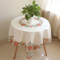 집들이 선물 셀프인테리어 오염방지 식탁 테이블매트아일랜드식탁 식탁매트 드라잉매트 실리콘식탁매트 식탁보 투명매트 식탁투명매트 테이블커버 원형식탁 방수테이블보 레이스매트 방수식탁매트, 원형 지름: 220cm, 1861옐로우 플라워