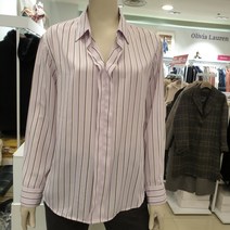 올리비아로렌 루즈핏스트라이프블라우스vocnlxs2151