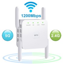 무선 라우터 공유기 5G 와이파이 리피터 증폭기 신호 익스텐더 네트워크 부스터 1200Mbps 5 GHz 장거리, 01 1200M 5G white_01 EU 플러그