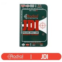 RADIAL 레디알 래디알 라디알 JDI 패시브 D.I DI 다이렉트 박스 DIBOX 디아이박스