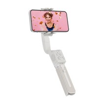 스마트폰 블루투 짐벌 안정기쎌카봉 hohem isteady x isteady q 3축 접이식 iphone 11 pro max 12x용 핸드헬드 폰, 아이스테디 q 화이트