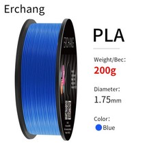 Erchang-3D 프린터 필라멘트 200g/롤 부드러운 인쇄 3D 펜 충전 PLA 1.75mm 직경 DIY 아트웍 인쇄110934, 3D 프린터 필라멘트 4