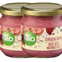 디엠바이오 dmBio Beet & thorseradish spread 독일 비트 & 고추냉이 크림 스프레드 180g, 2팩