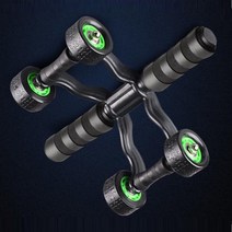 복근운동기구 뱃살 복근운동 홈트레이닝 홈트 슬라이드 코어 전신운동, 블랙(그린)