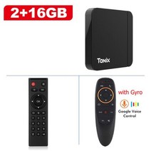 Tanix-W2 스마트 TV 박스 안드로이드 11 Amlogic S905W2 2GB 16GB 2.4G 5G 듀얼 와이파이 100M BT, 05 With G10S Control_02 Eu 플러그