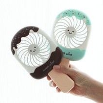 아이스크림 선풍기 미니선풍기 저소음 휴대용선풍기, 제품선택:아이스크림선풍기|색상선택:핑크