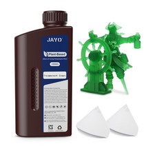 3d프린터 재료 수지용 3d 포토폴리머 수지 3d 프린터 abs-likeplant-based resin lcd 3d 인쇄 급속 고정밀 속경화, 식물성 티피 그린