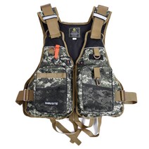 파파스 루어 바다 민물 낚시 조끼, 낚시조끼(밀리터리)