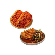 국산 포기김치 3kg + 총각김치 2kg 배추김치 알타리김치 김치 올바른팜, 국산 포기김치 3kg + 총각김치 2kg 배추김치 알타