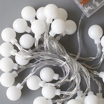 앵두전구 30구 작은 열매 같은 구슬 전구 트리장식, 웜