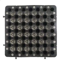 배수판 옥상조경 텃밭 방수 투수펫 50cmx50cm 10장, 코일 배수 보드