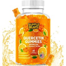 미국직구 브로멜라인 껌이 함유 퀘르세틴 서플먼트 비타민 C + 아연 & 비타민 D3 어린이 성인을 엑스트라스트렝스 60 케르세틴 껌 미국제, 수량, 상세참조