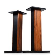 DMSEINC 원목 오디오 브래킷 스피커 스탠드 선반 받침, S008 흑단: 60CM(한쌍)