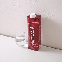 자연드림 마그네슘강화 기픈물 해양심층수 미세플라스틱 불검출(45마이크로미터 기준) 아이쿱 친환경 종이팩 물, 1000ml (12개입)