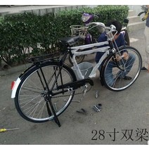 쌀집자전거 옛날 두발 클래식 빈티지 레트로자전거 이팔대봉 자전거 영구표 QF65 클래식 우편 28대봉 구형 순정 공 직량 어른 가중봉, 01 단속, 07 봉황28인치/흑/ZA42쌍량+선물세트