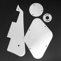 기타부품 LP 일렉트릭 기타 픽크 가드 플레이트 Pickguard /Cavity /Switch Covers/GB 용 픽업 셀렉터, [09] Set of White A